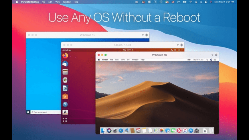 parallels for mac to use linux